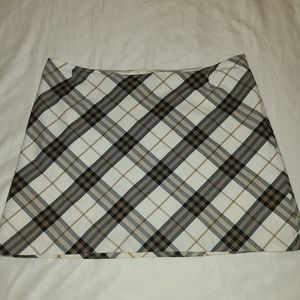 Burberry plaid skirt